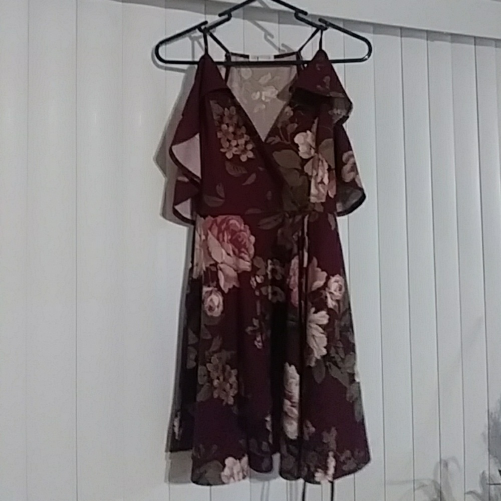 Floral skater style dress